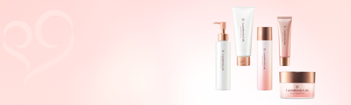 Lactoferrin Lab. SARAYA's cosmetic brand with lactoferrin.