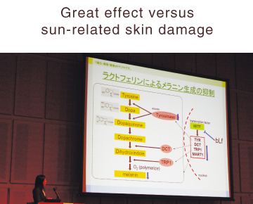 シワ改善効果を発表